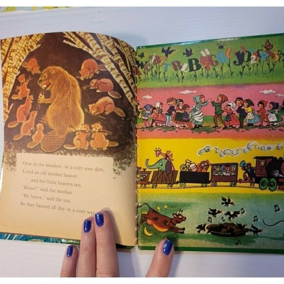 Vintage 1974 Over in the Meadow by Wonder Books - Picture 8 of 10